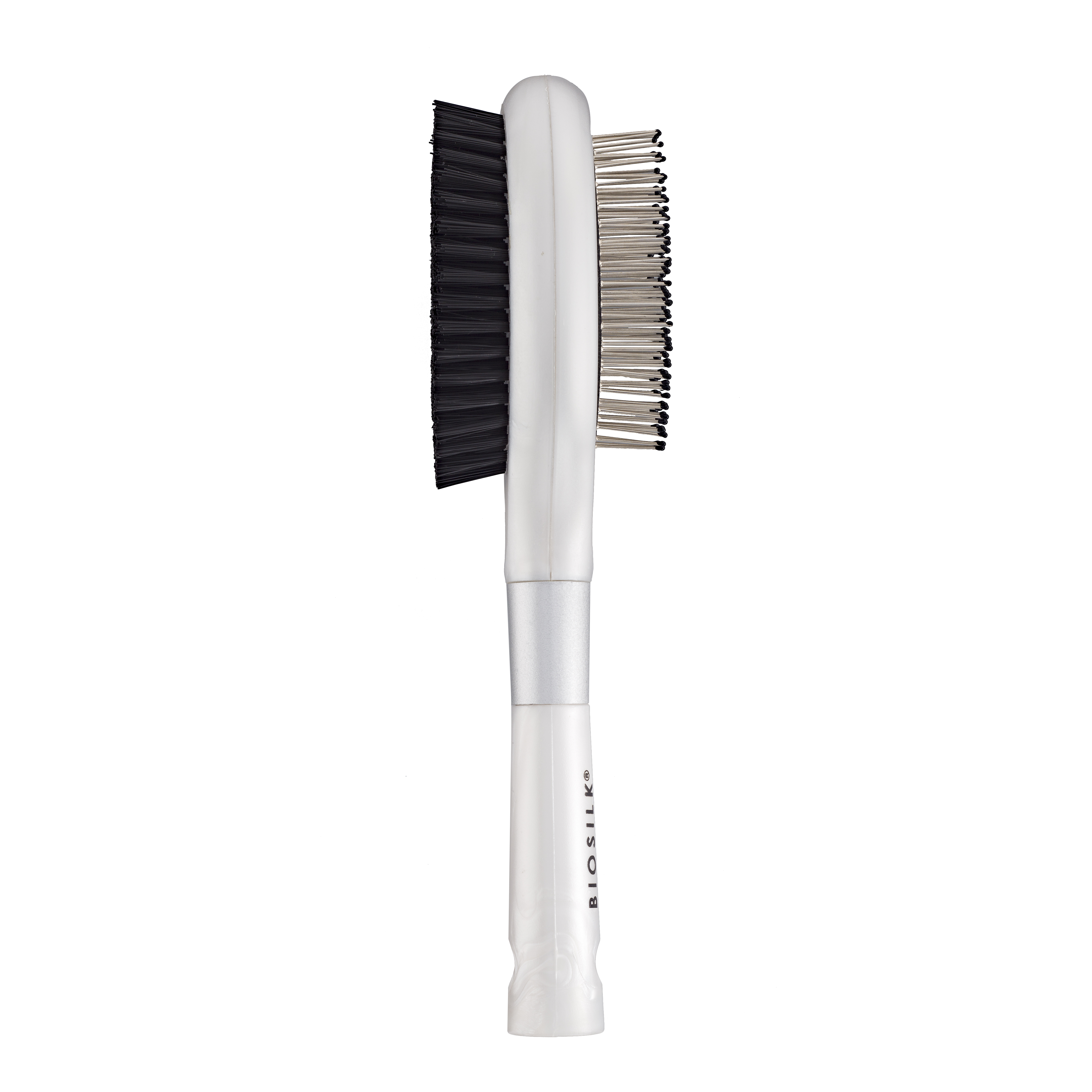 BioSilk for Dogs Double Sided Pin and Bristle Brush for Dogs
